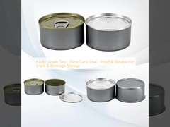 Food - Grade Two - Piece Cans: Leak - Proof & Durable For Snack & Beverage Storage